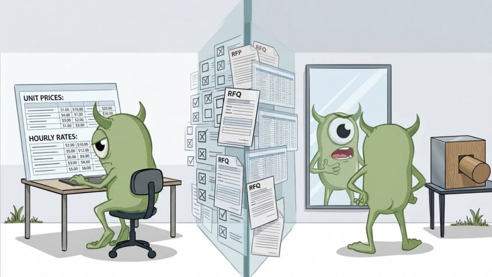 The Prisoner's Dilemma of Selling & Buying Professional Services | awezzom Blog Post