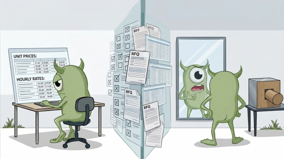 The Prisoner's Dilemma of Selling & Buying Professional Services | awezzom Blog Post