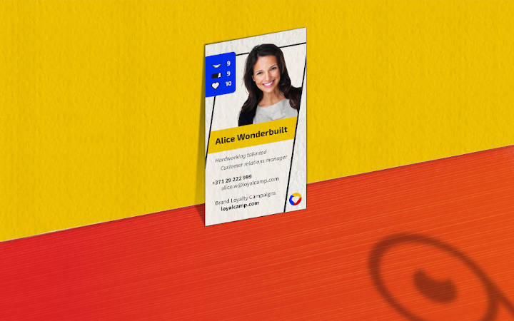 Loyalcamp business card | awezzom
